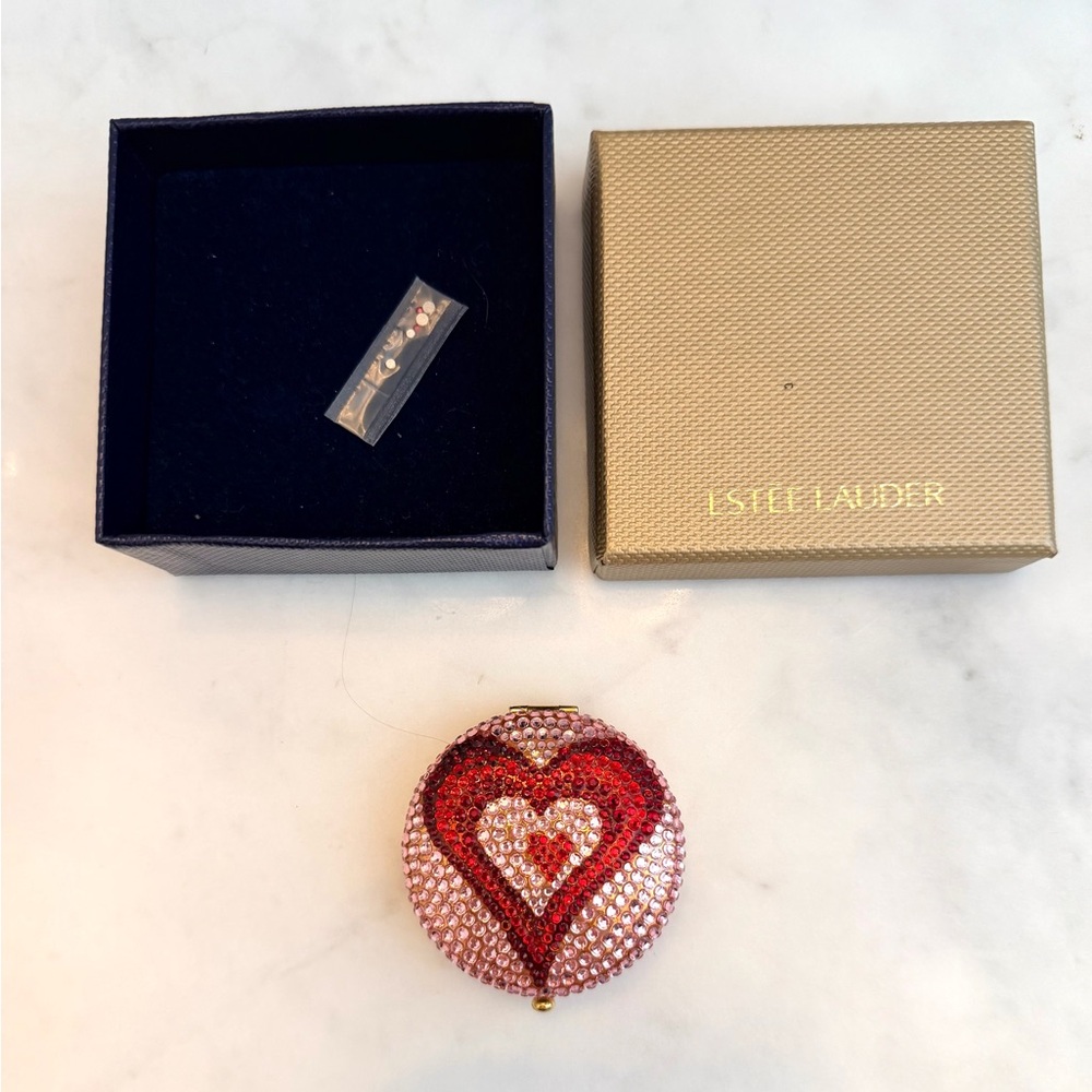 VINTAGE Estee Lauder MUST BE LOVE COMPACT Lucidity Translucent Pressed Powder